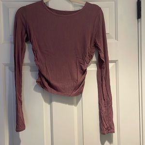 ALO gather long sleeve M in Woodrose